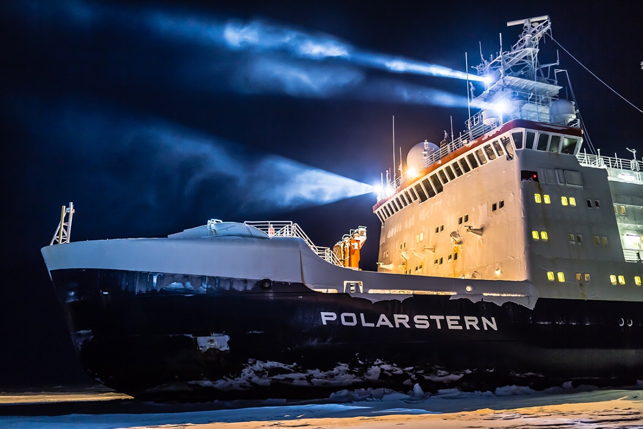 El rompehielos alemán Polarstern, que transporta a la expedición Mosaic. Imagen: Instituto Alfred Wegener/CSIC