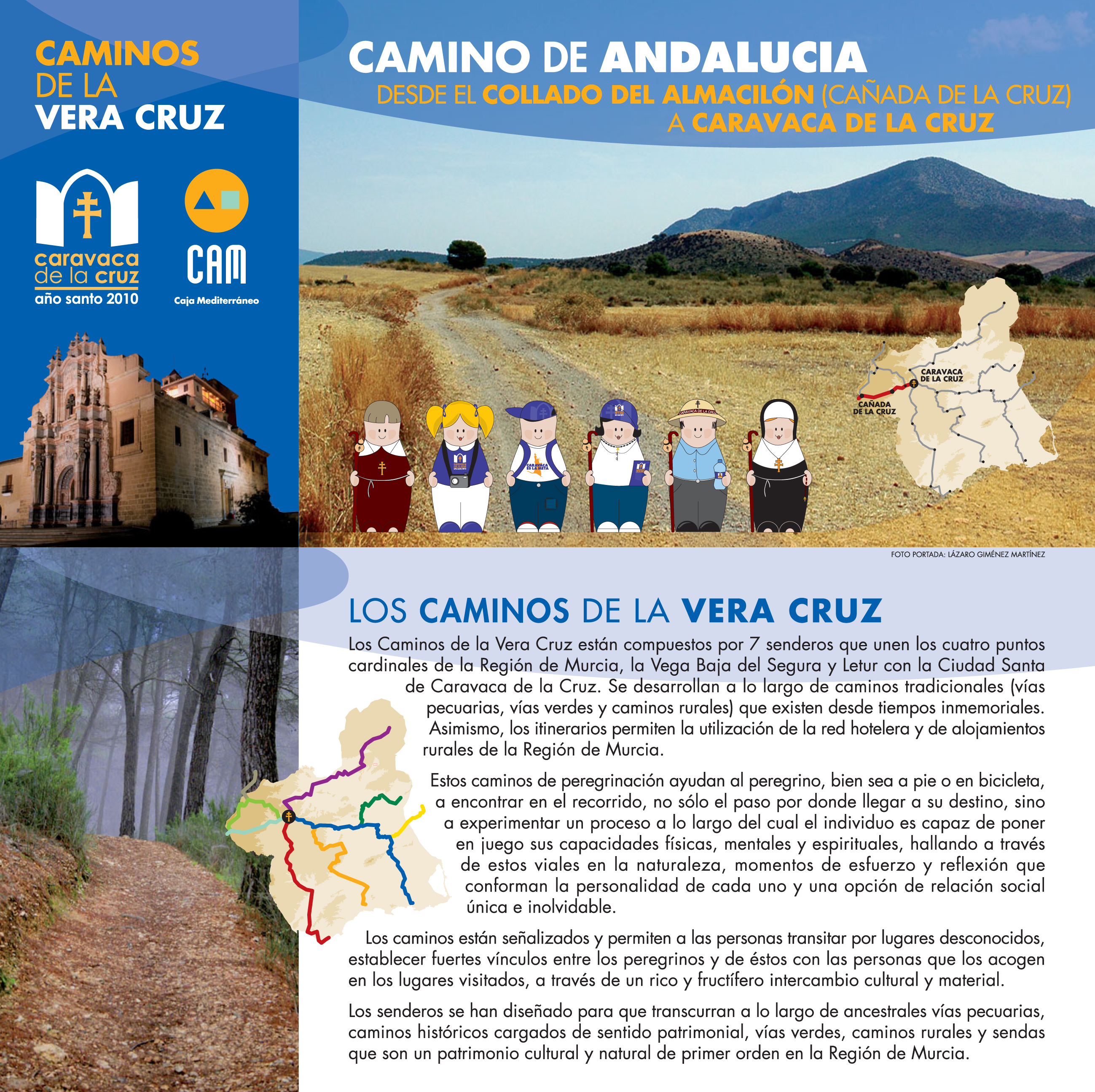 Extracto del folleto del Camino de Andalucía