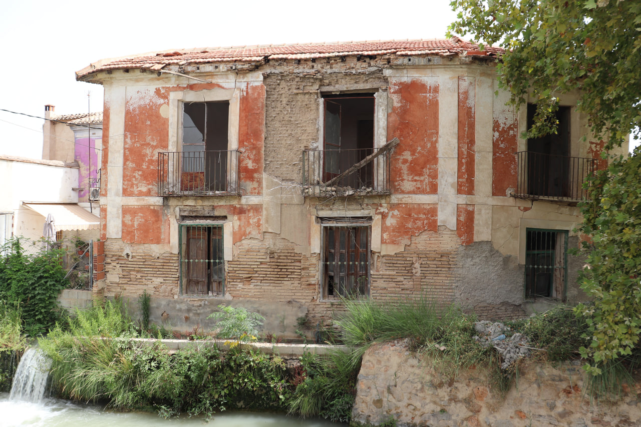 Estado de la Casa del Pantano en el paraje del Molino de Funes. Foto: Huermur