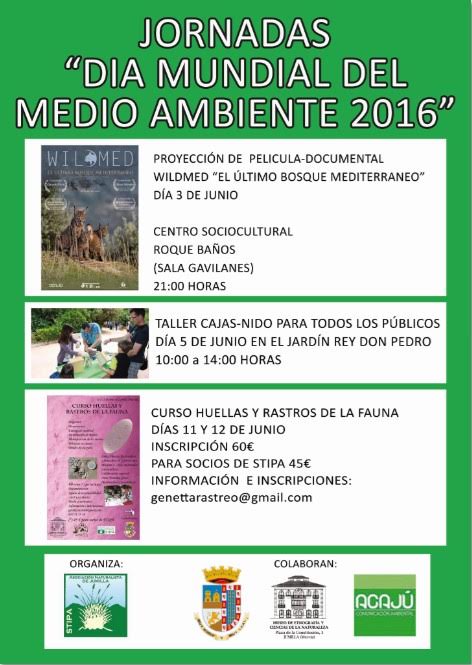 Programa de actos para celebrar el Día Mundial del Medio Ambiente, de Stipa. Programa de actos para celebrar el Día Mundial del Medio Ambiente, de Stipa.