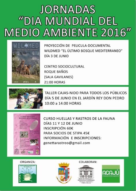 Programa de actos para celebrar el Día Mundial del Medio Ambiente, de Stipa.