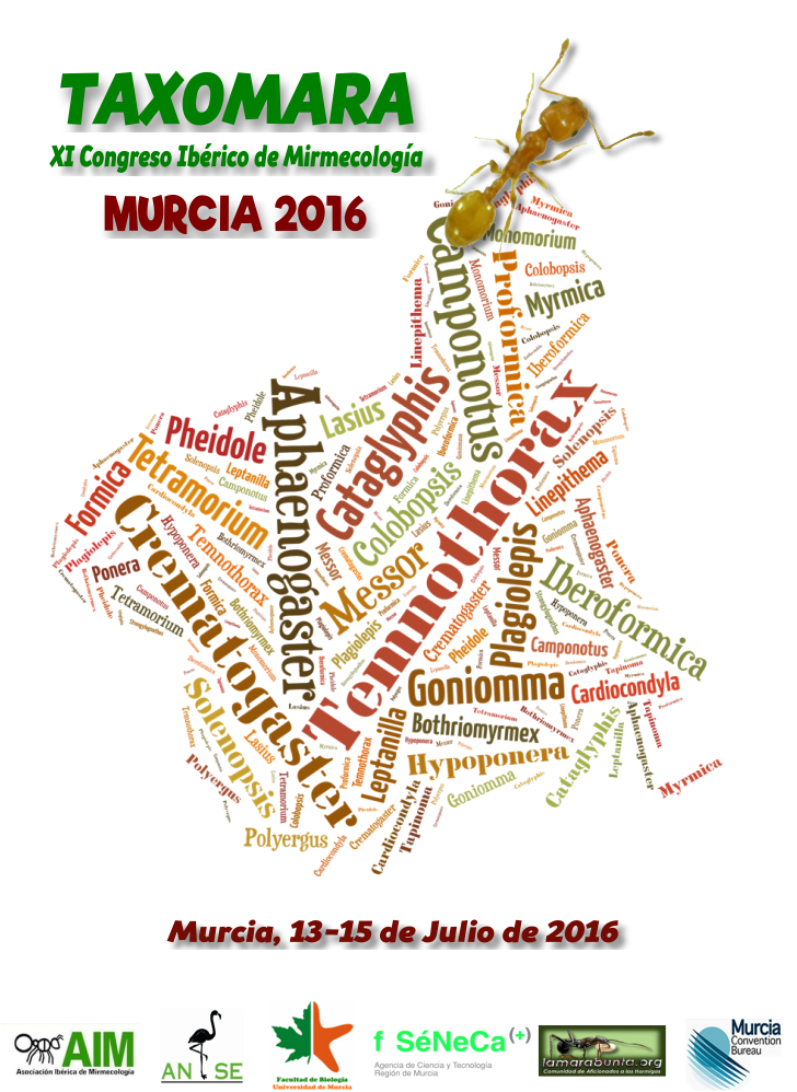 XI Congreso Ibérico de Mirmecología Taxomara 2016, en Murcia