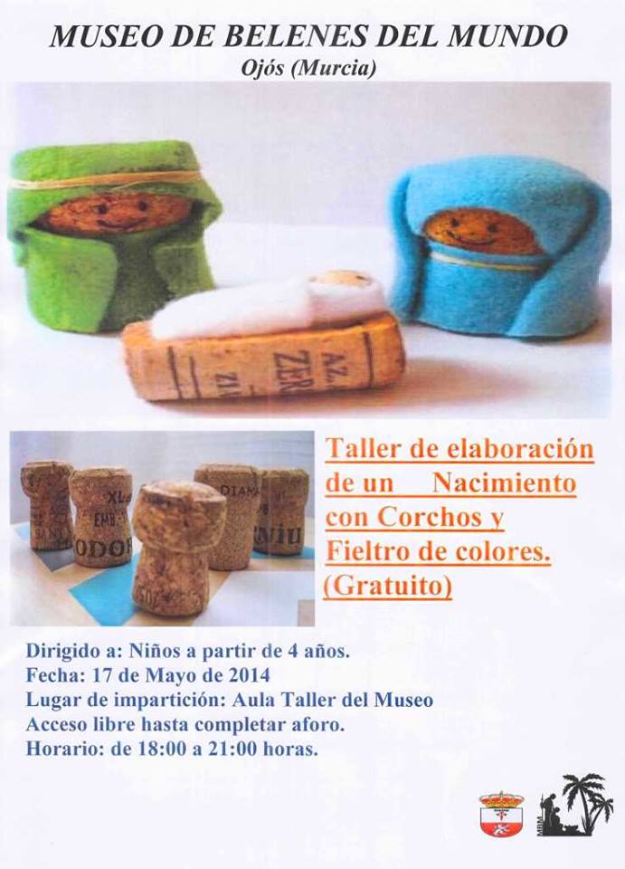 Taller de belenes de corcho, cartel 