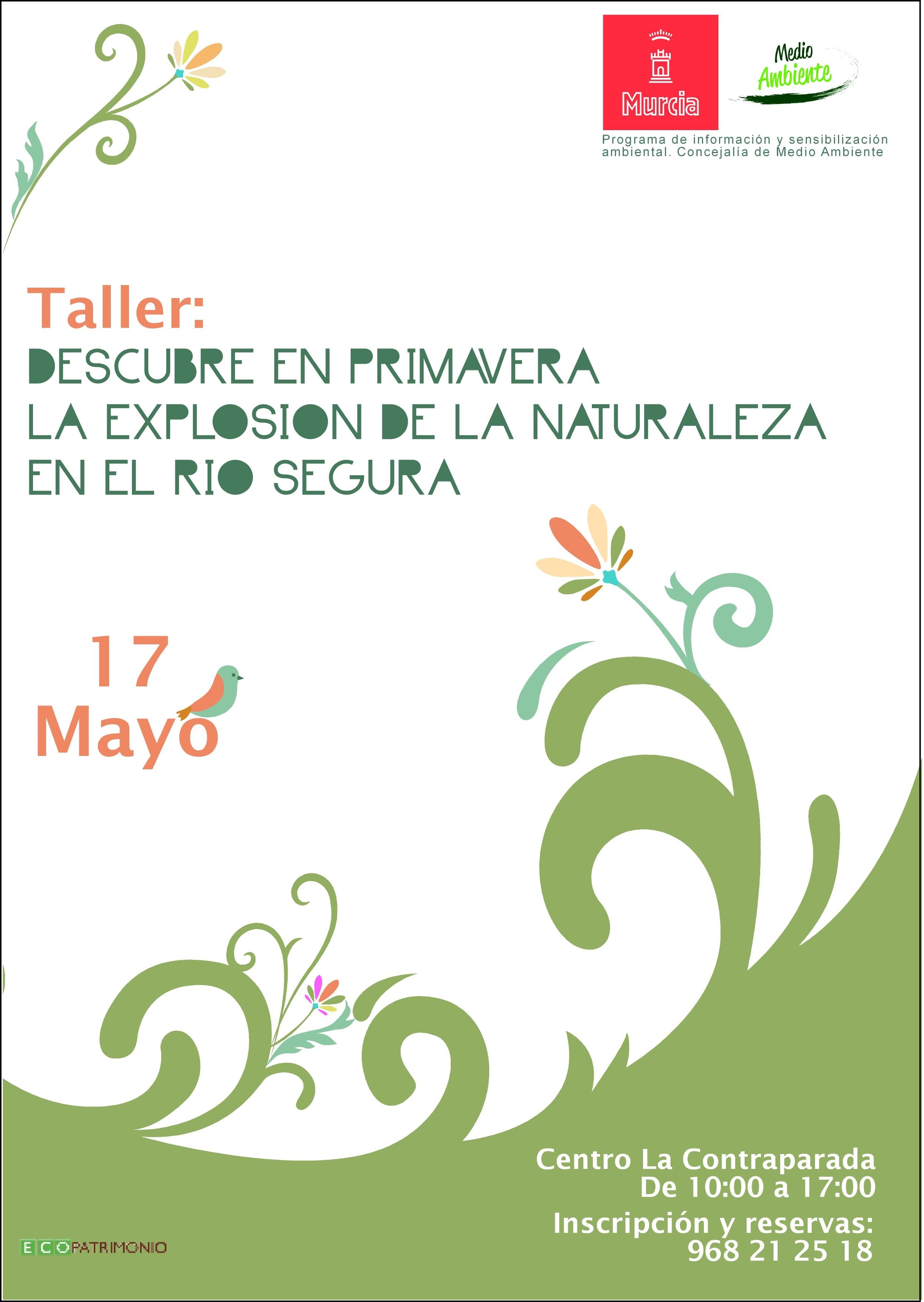 Taller sobre naturaleza en primavera en la Contraparada