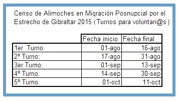 Censo de alimoche en migración postnupcial con el Colectivo Ornitológico Cigüeña Negra