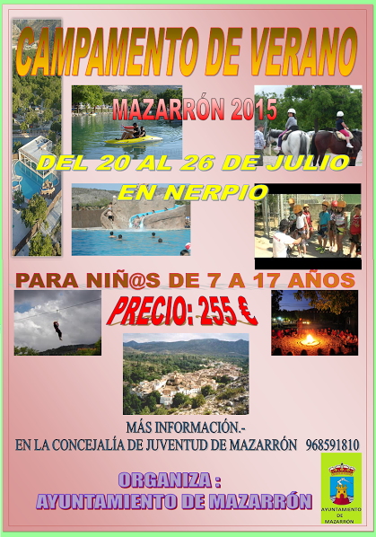 Campamento en Nerpio con el Ayto. de Mazarrón