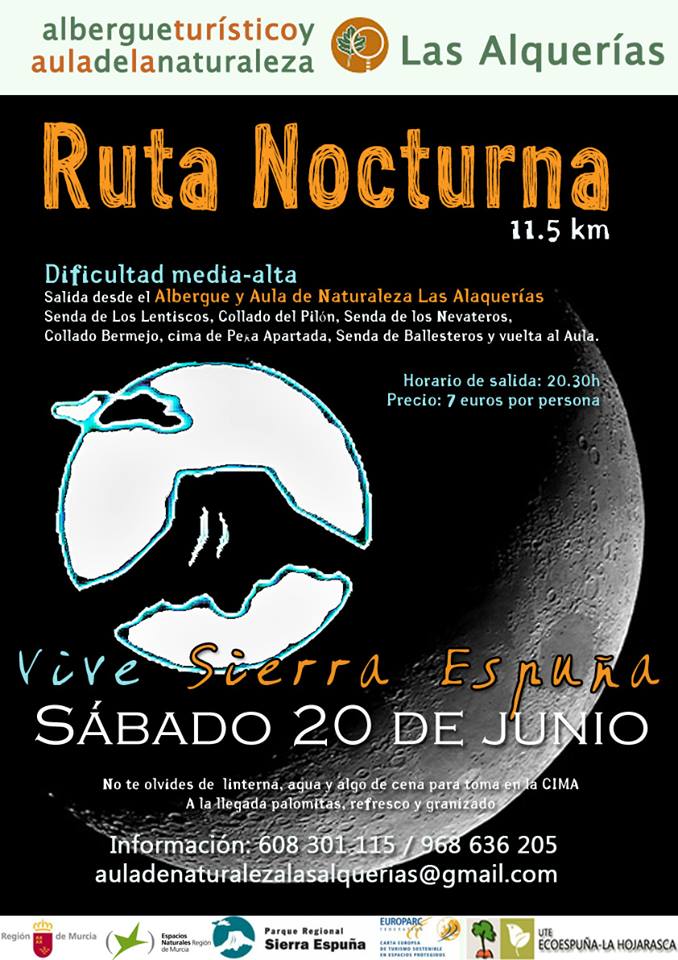 Ruta nocturna por Sierra Espuña