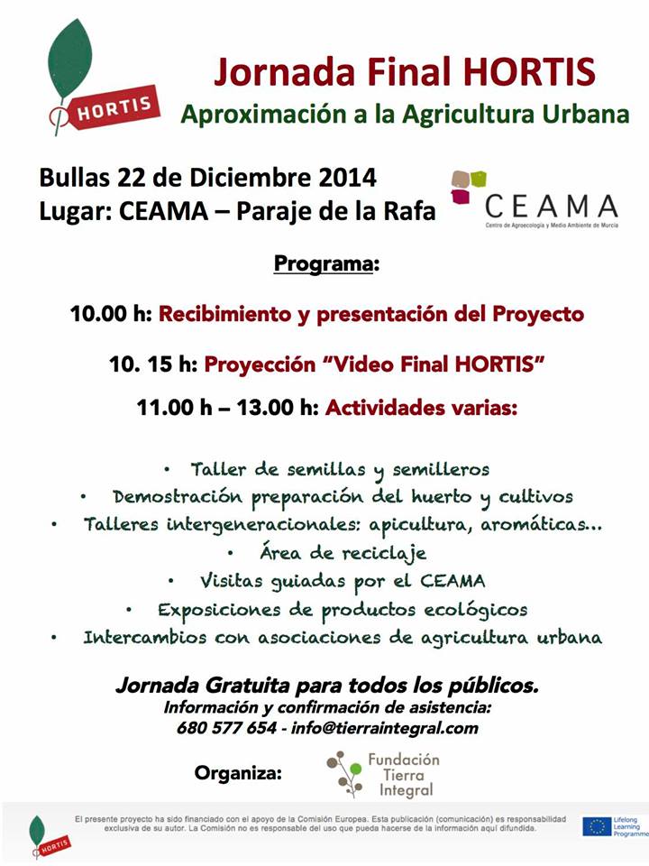 Jornada de Aproximación a la agricultura urbana en Bullas