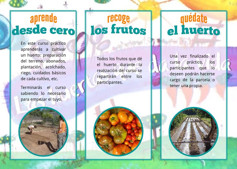 Curso de Agricultura con Las Huertas que da la vida. Otros datos.