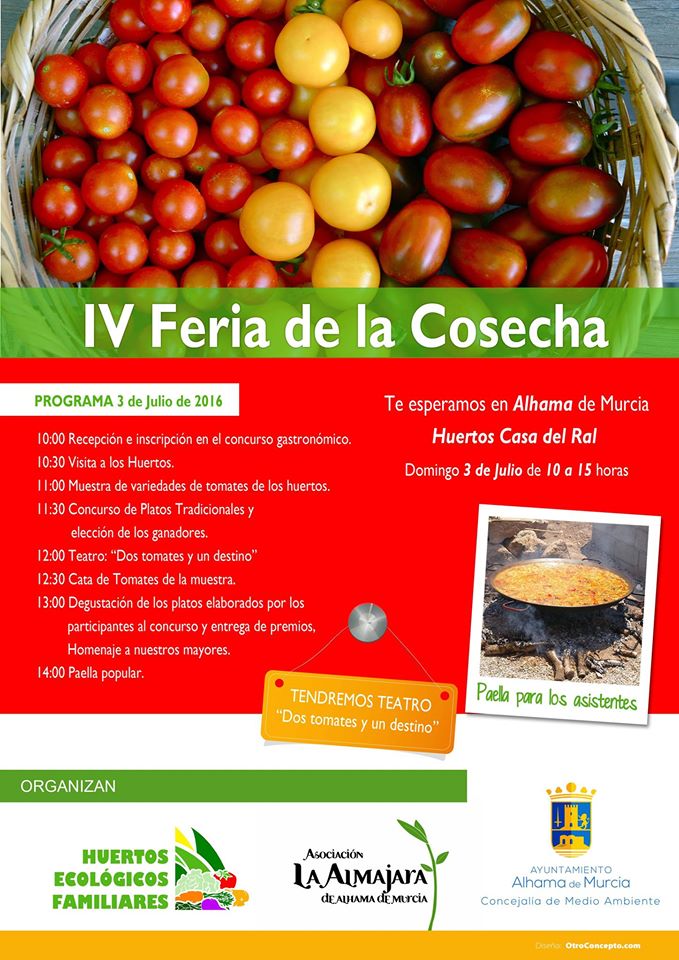  IV Feria de la Cosecha, con los Huertos Ecológicos Familiares de Alhama de Murcia