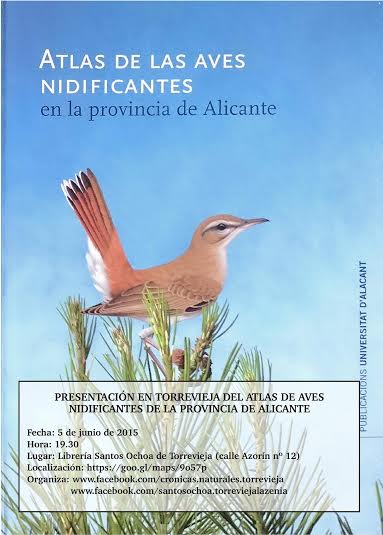 Presentacón del Atlas de Aves Nidificantes de Alicante
