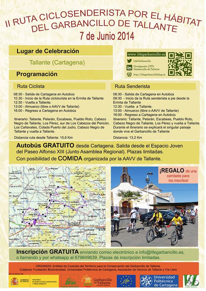 Ruta ciclosenderista Garbancillo de Tallante