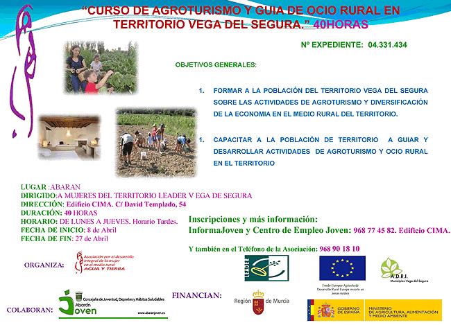 Curso de Agroturismo y Guía de Ocio Rural Curso de Agroturismo y Guía de Ocio Rural