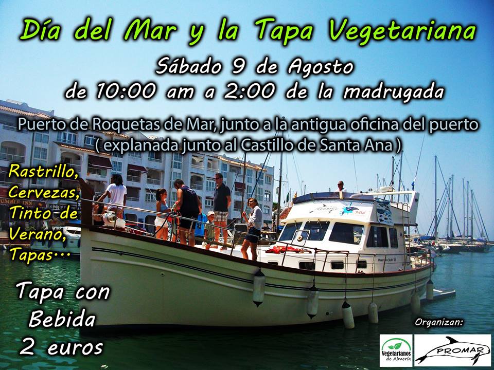 Día del Mar y de la Tapa Vegetariana en Roquetas del Mar