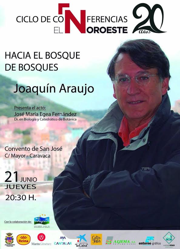Charla sobre bosques de Joaquín Araujo, con El Noroeste