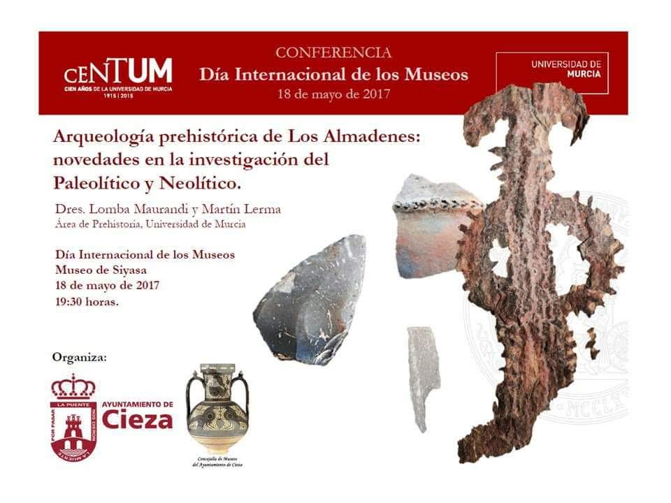 Conferencia con los resultados, en primicia, de las recientes excavaciones arqueológicas en Los Almadenes, con el Ayto. de Cieza