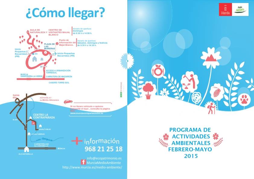 Actividades del Ayto. de Murcia. Cómo llegar Actividades del Ayto. de Murcia. Cómo llegar