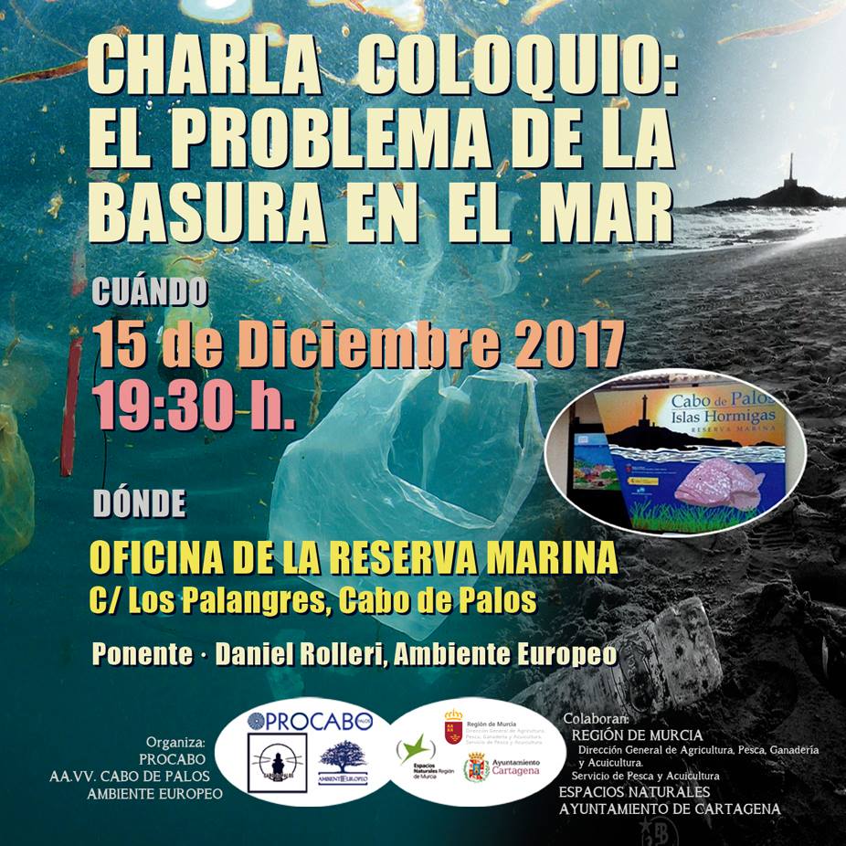 Charla-coloquio 'El problema de la basura en el mar', con Procabo