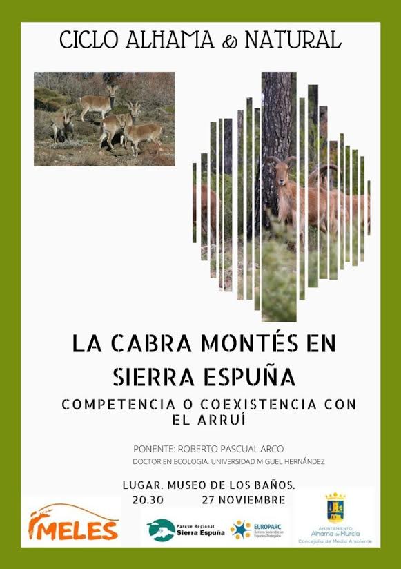 Charla sobre la cabra montés en Sierra Espuña, con Meles