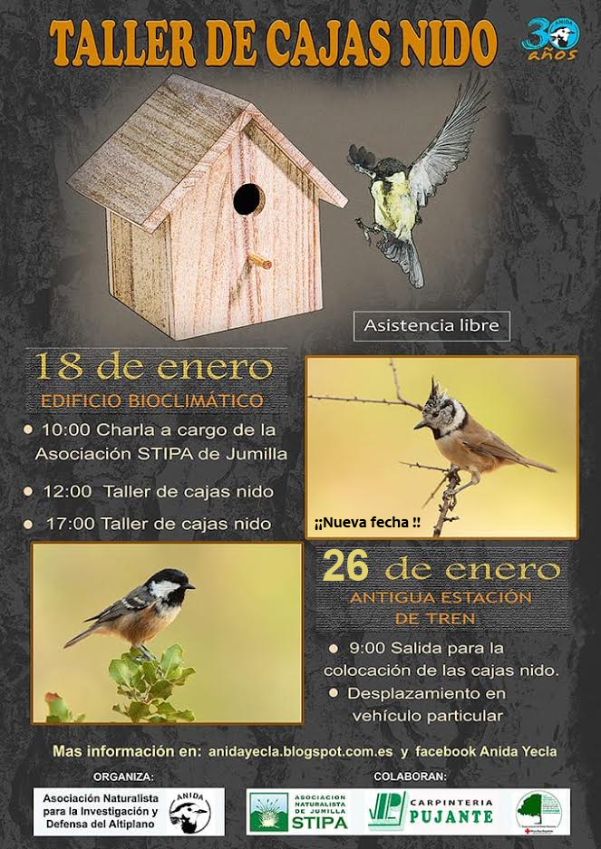 'Recuperación de aves insectívoras', con Anida Yecla