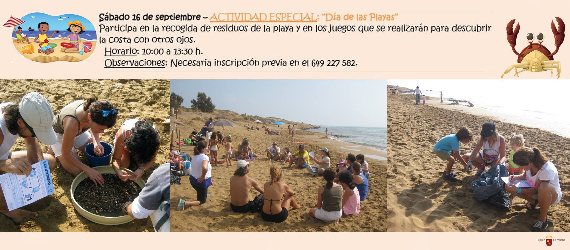'Día de las Playas', con la CARM.