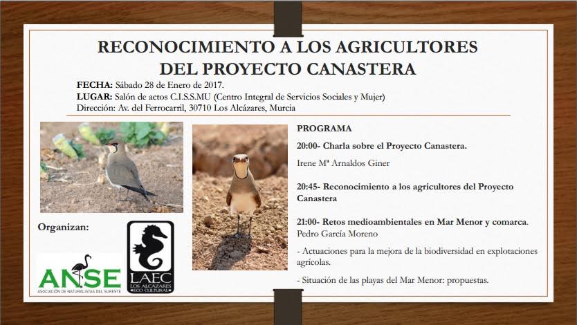 Reconocimiento a los agricultores pro canastera, con ANSE
