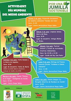 Programa de la Semana del Medio Ambiente de Jumilla. Programa de la Semana del Medio Ambiente de Jumilla