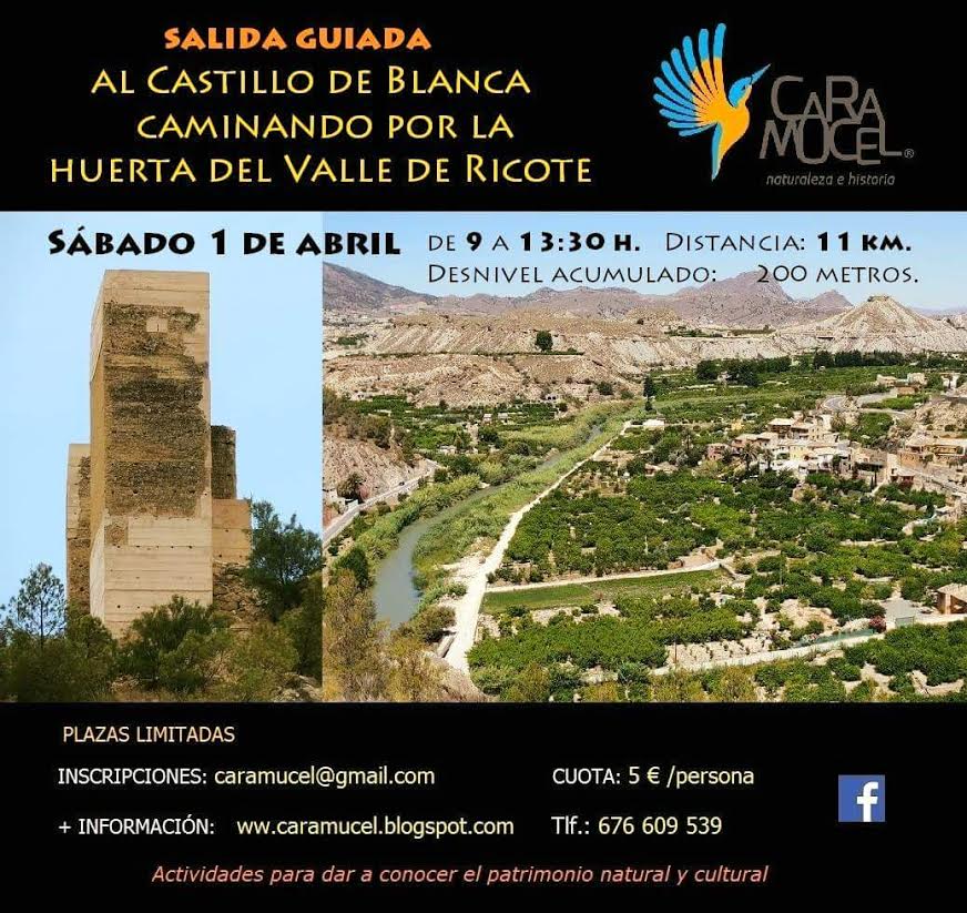 Ruta guiada al Castillo de Blanca, con Caramucel. Ruta guiada al Castillo de Blanca, con Caramucel