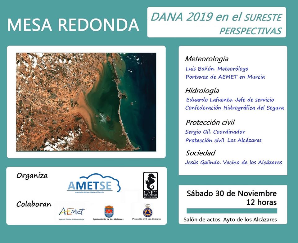 Mesa Redonda 'Dana 2019 en el sureste. Perspectivas', con Ametse y LAEC