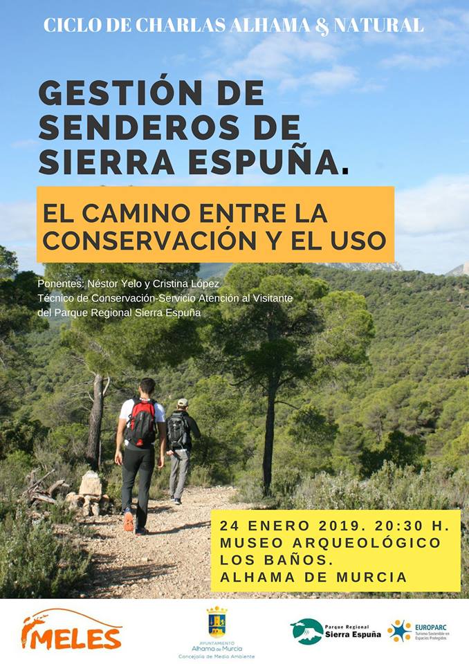 Gestión de senderos de Sierra Espuña, con MELES