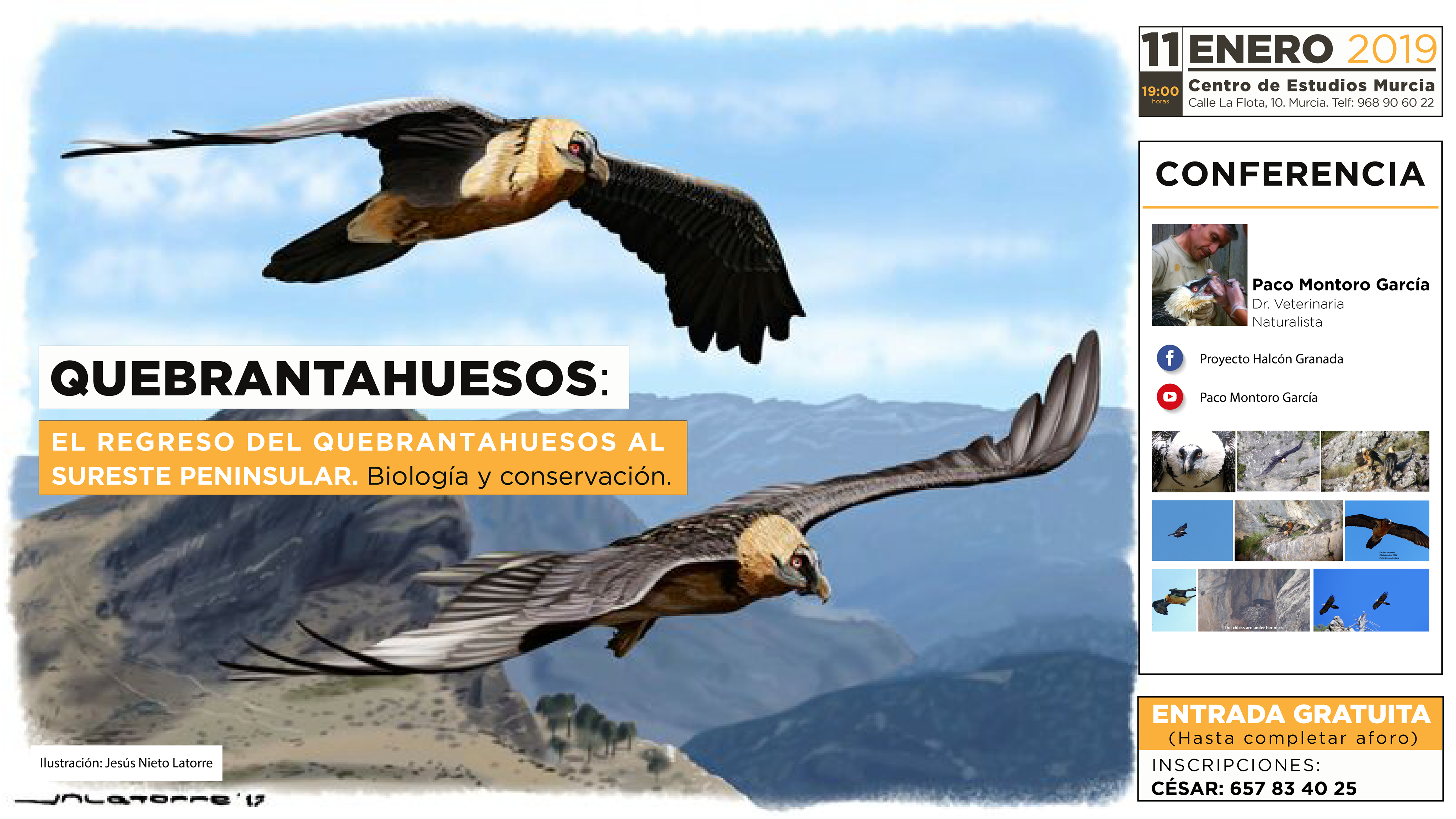 Conferencia sobre el quebrantahuesos elclickverde