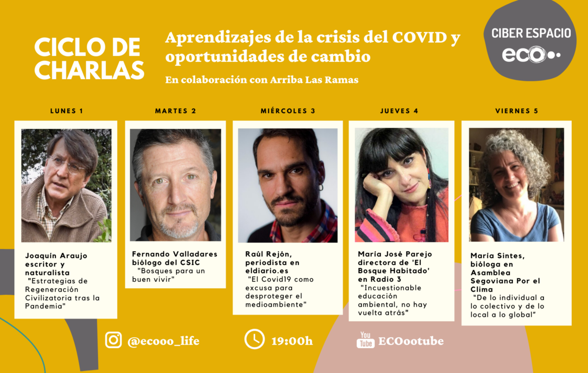 Programa del ciclo 'Aprendizajes de la crisis del Covid y oportunidades de cambio', de Ecooo