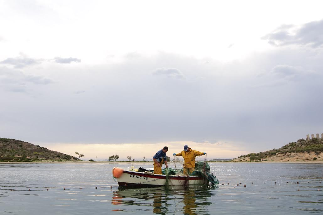 Pesca tradicional en el Mar Menor. Imagen: Columbares