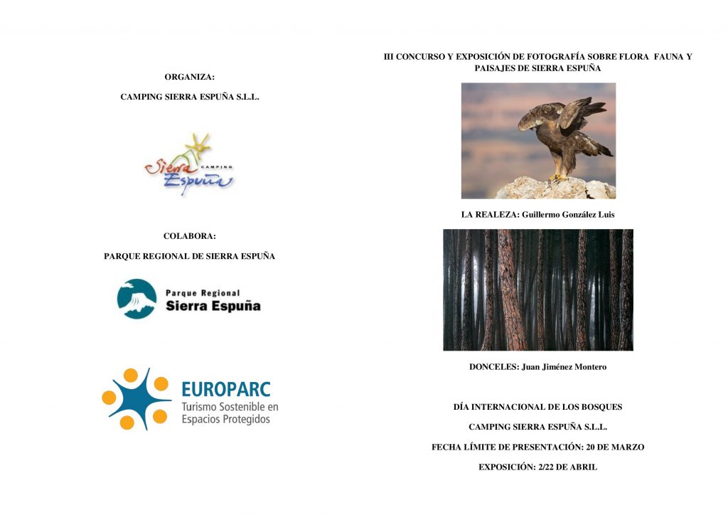 Concurso de fotos de Sierra Espuña, con Camping Sierra Espuña
