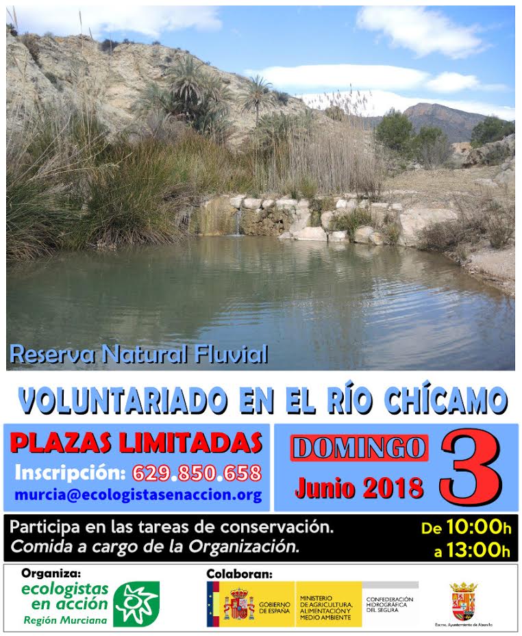 Conservación del río Chícamo, con EEA