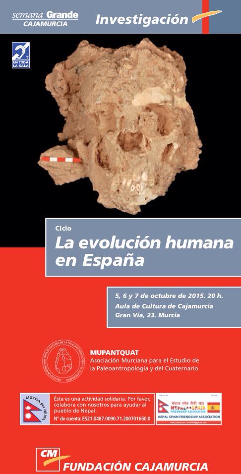 Ciclo: 'La evolución humana en España' en Cajamurcia