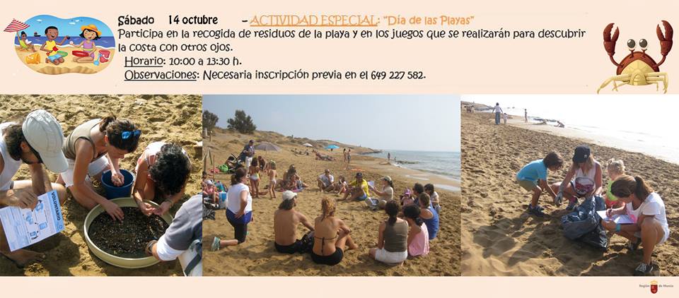 Día de las Playas en Calblanque, con la CARM. Día de las Playas en Calblanque, con la CARM