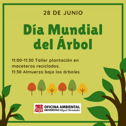 Día Mundial del Árbol, con la UMH. Día Mundial del Árbol, con la UMH