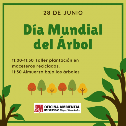 Día Mundial del Árbol, con la UMH