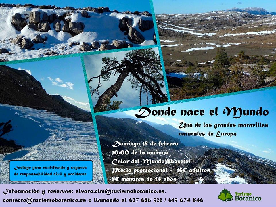 Ruta 'Donde nace el Mundo', con Turismo Botánico. Ruta 'Donde nace el Mundo', con Turismo Botánico