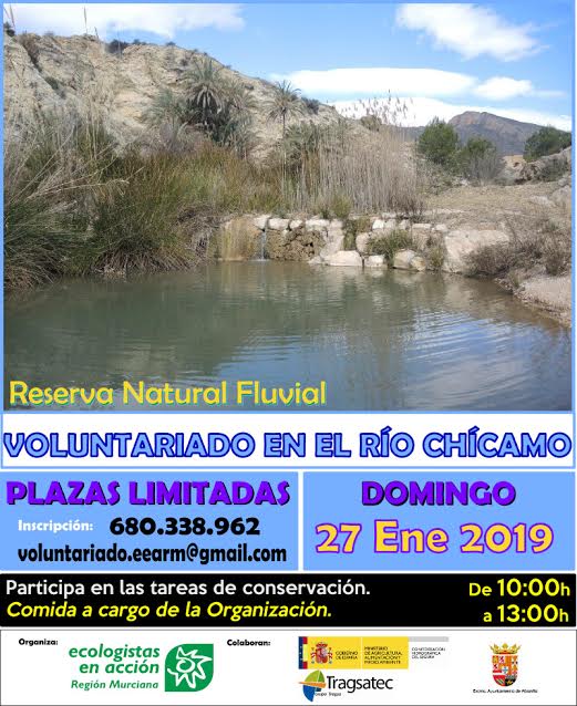 Jornada de Voluntariado en el Chícamo, con EEA REgión Murciana. Jornada de Voluntariado en el Chícamo, con EEA REgión Murciana