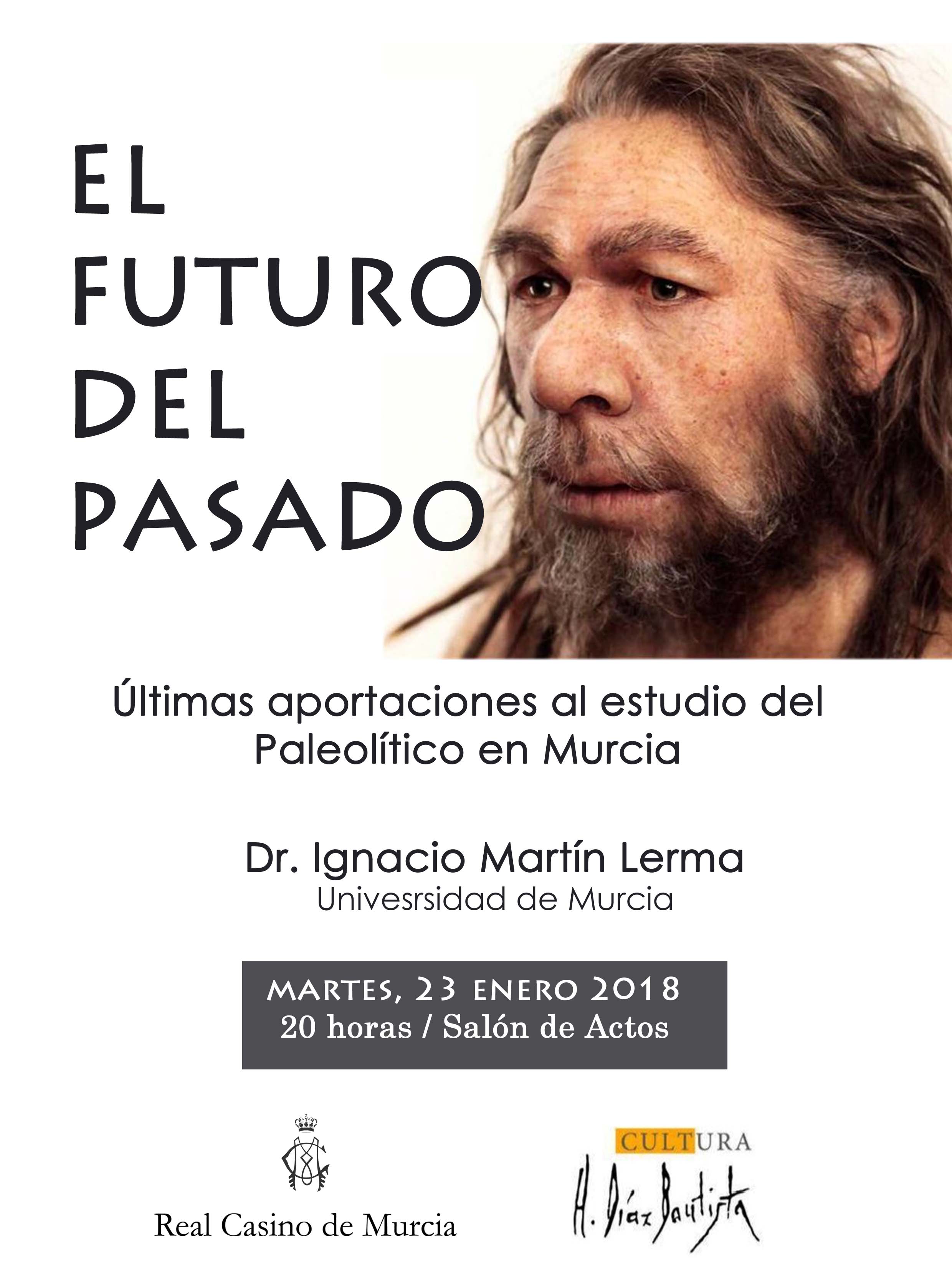 Charla sobre el Paleolítico en Murcia, con el Real Casino de Murcia