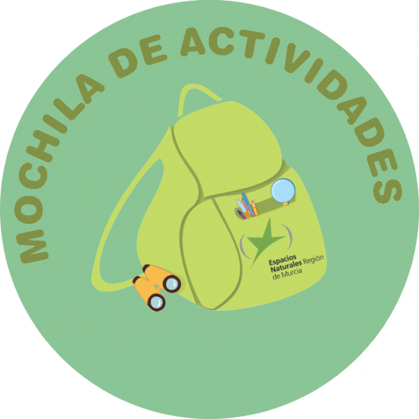Logo de la Mochila de Actividades de los ENP de la Región de Murcia. Logo de la Mochila de Actividades de los ENP de la Región de Murcia