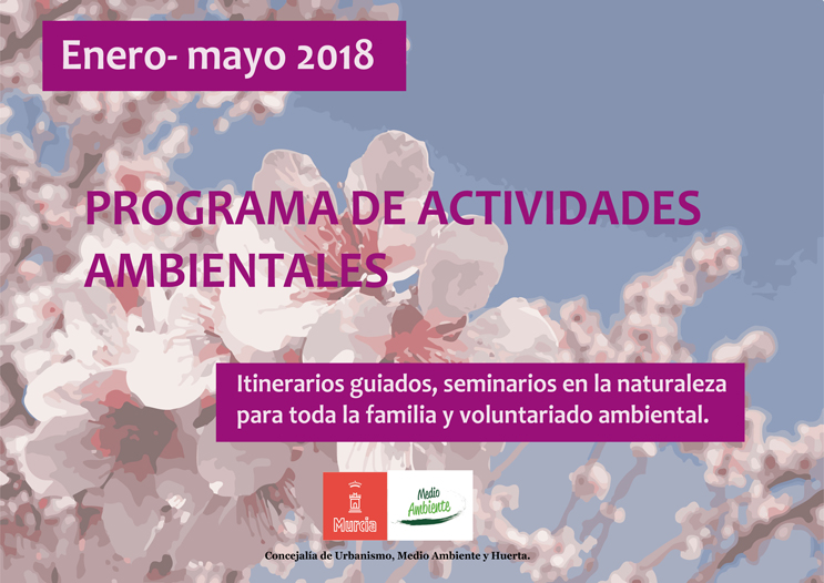 Cartel de la programación medioambiental del Ayto. de Murcia