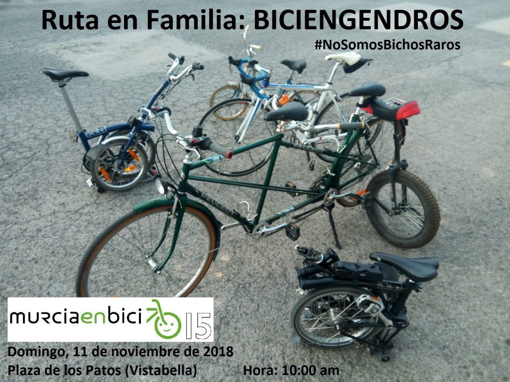 Ruta en Familia: Biciengendros, con Murcia en Bici