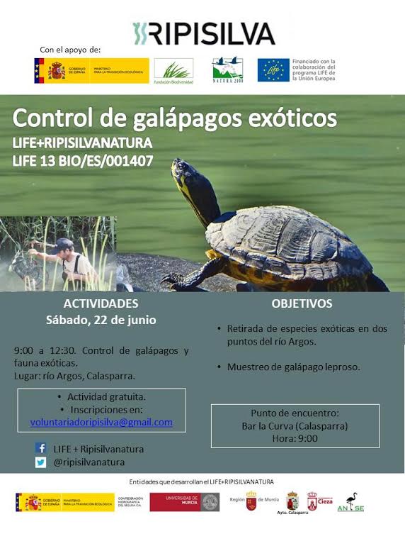 Control de galápagos exóticos, con ANSE