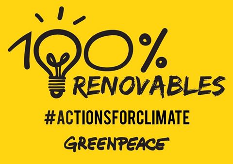 Día de Acción Global por el Clima de Greenpeace