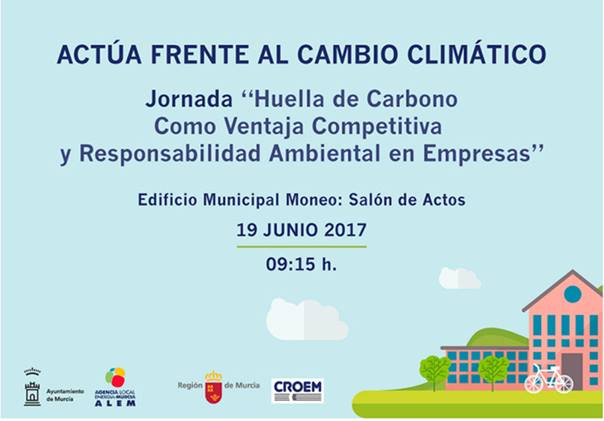 Jornada sobre la huella de carbono, con el Ayto. de Murcia