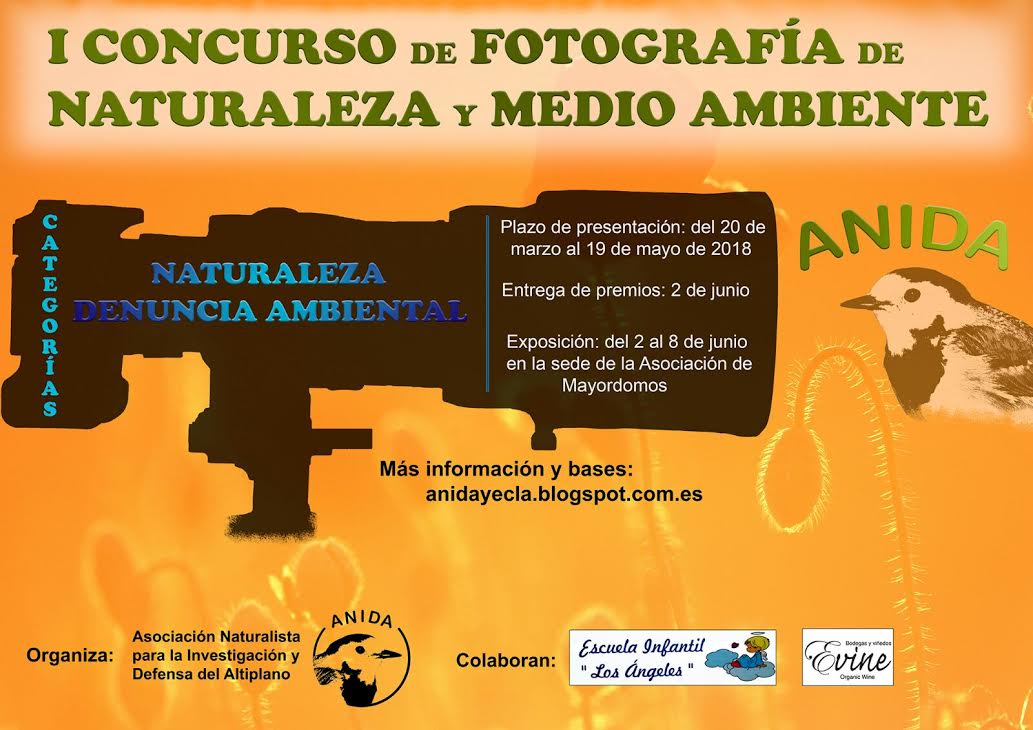 I Concurso fotográfico de Naturaleza y Medio Ambiente ANIDA. I Concurso fotográfico de Naturaleza y Medio Ambiente ANIDA