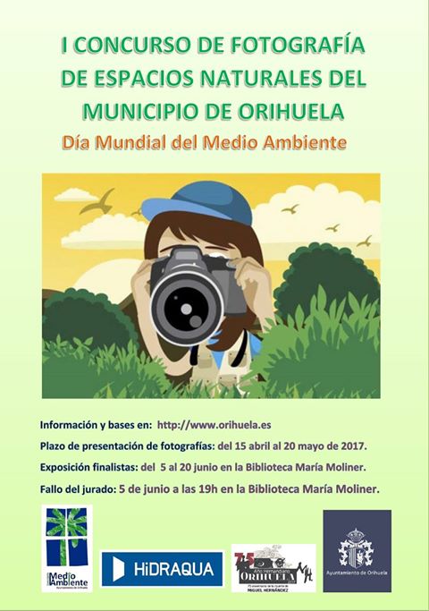 Concurso de fotos Espacios Naturales de Orihuela, con el Ayto. de Orihuela